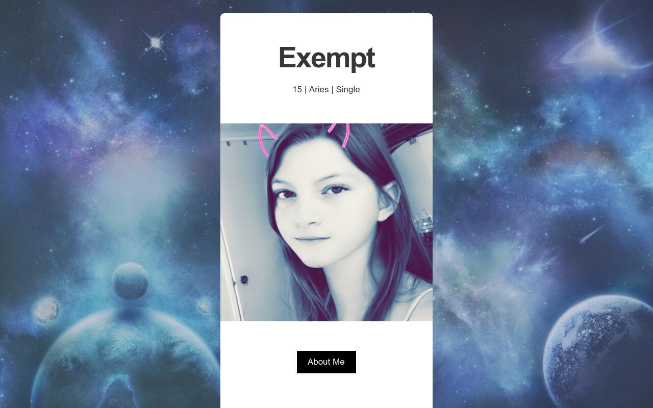 Carrd profile picture for @exempt